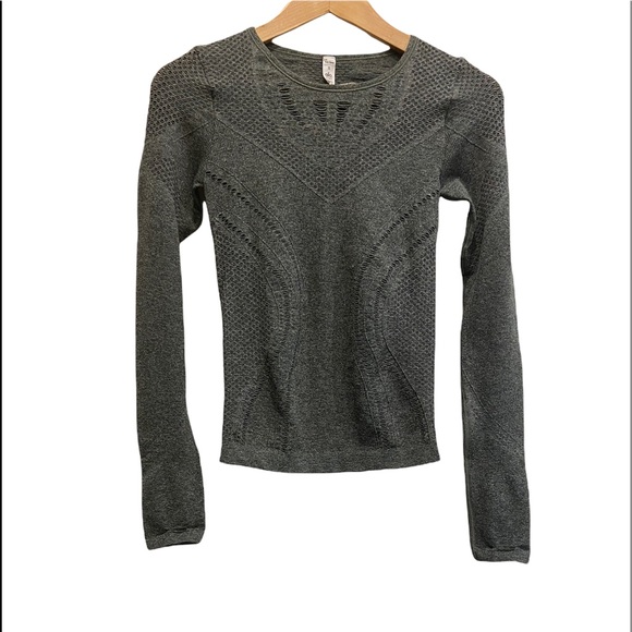 ALO YOGA Women’s Lark Long Sleeve Stretch Green Size Small in GUC - Picture 5 of 10